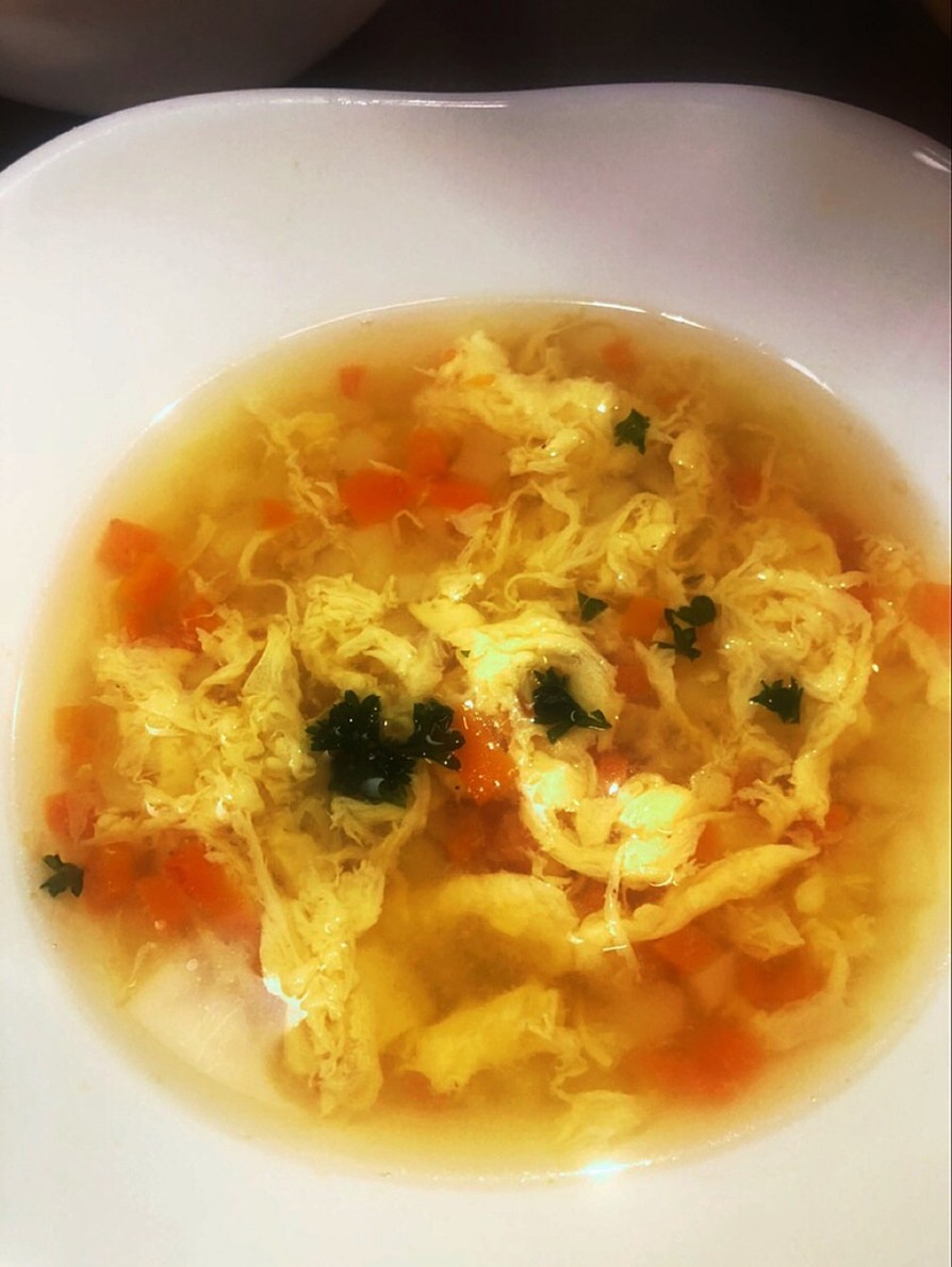なつかしい味 ふわトロ卵スープの画像