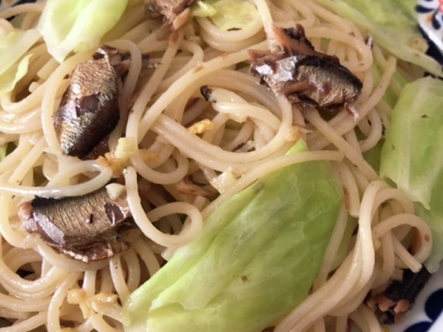 簡単 オイルサーディンのキャベツパスタ レシピ 作り方 By かもめ食堂 クックパッド 簡単おいしいみんなのレシピが355万品