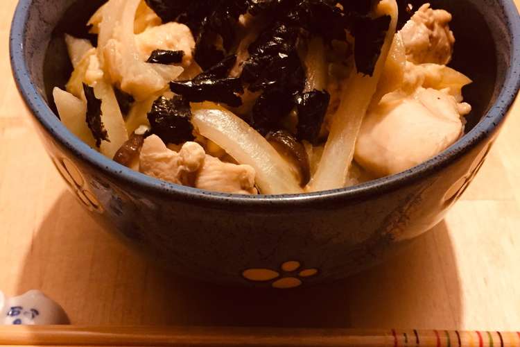 にんべんのめんつゆで親子丼 レシピ 作り方 By むむむのむー クックパッド 簡単おいしいみんなのレシピが355万品