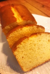 バターなし☆練乳レモンパウンドケーキ