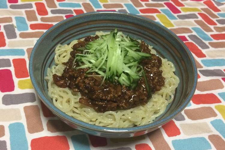 超簡単 ピリ辛甜麺醤のジャージャー麺 レシピ 作り方 By Calimero クックパッド 簡単おいしいみんなのレシピが360万品