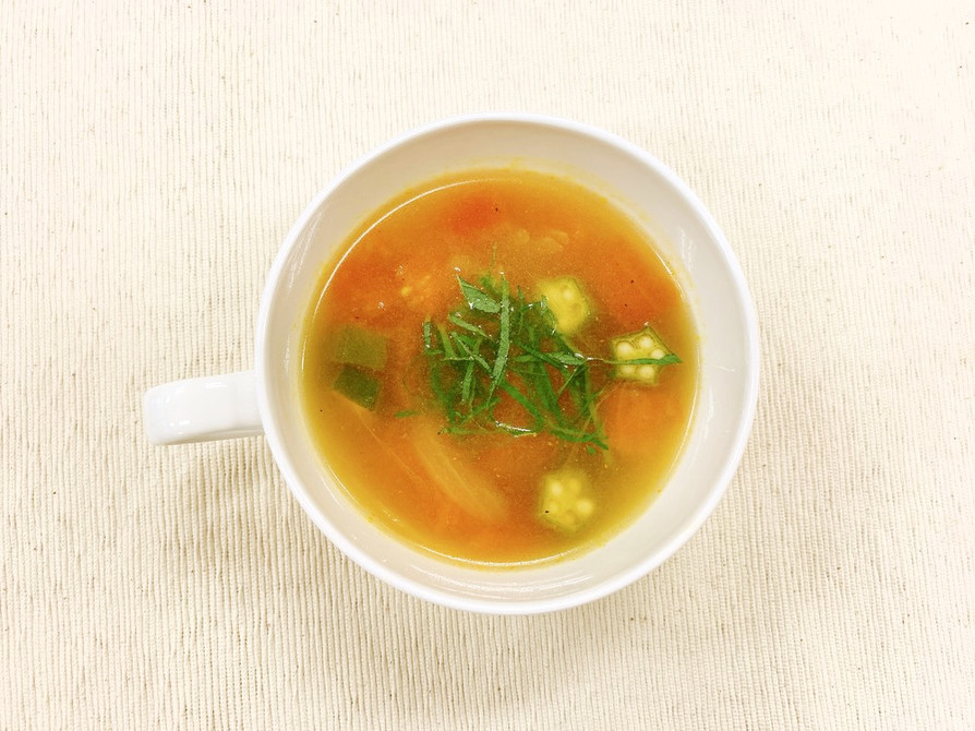 トマトで簡単！冷製スープの画像