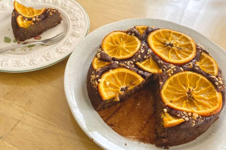 オレンジとチョコレートのケーキ レシピ 作り方 By イシヤマさん クックパッド 簡単おいしいみんなのレシピが378万品