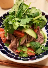 簡単！タイ風牛肉サラダ