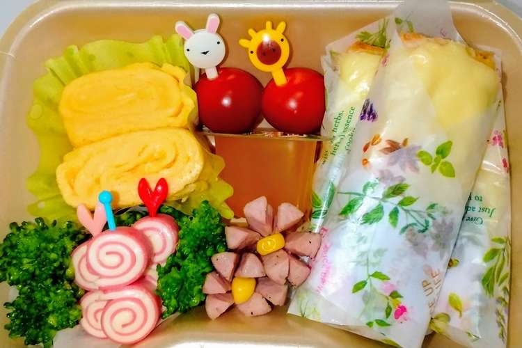 簡単可愛い 食パンでコーンパン弁当 レシピ 作り方 By いおりマム クックパッド 簡単おいしいみんなのレシピが360万品