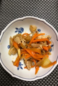 野菜炒め　生姜風味
