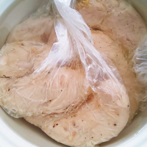 ビニール袋で簡単鶏ささみ蒸し