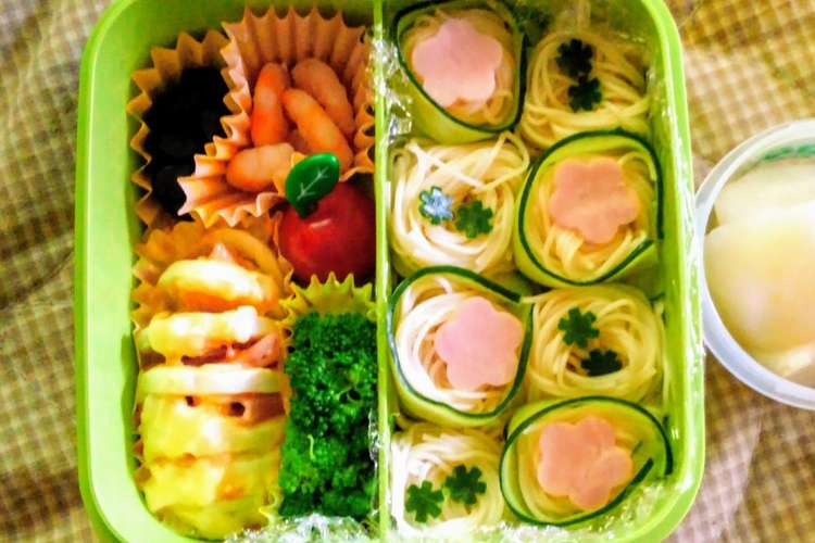 簡単 暑い日は可愛いそうめん弁当 レシピ 作り方 By いおりマム クックパッド 簡単おいしいみんなのレシピが358万品