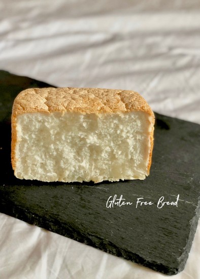 グルテンフリーのプレミアム米粉食パンの写真