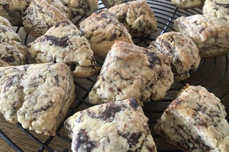 Hmで簡単 ココアマーブルスコーン レシピ 作り方 By Shimatan クックパッド 簡単おいしいみんなのレシピが350万品