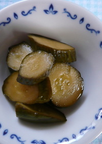 きゅうりの酢醤油煮