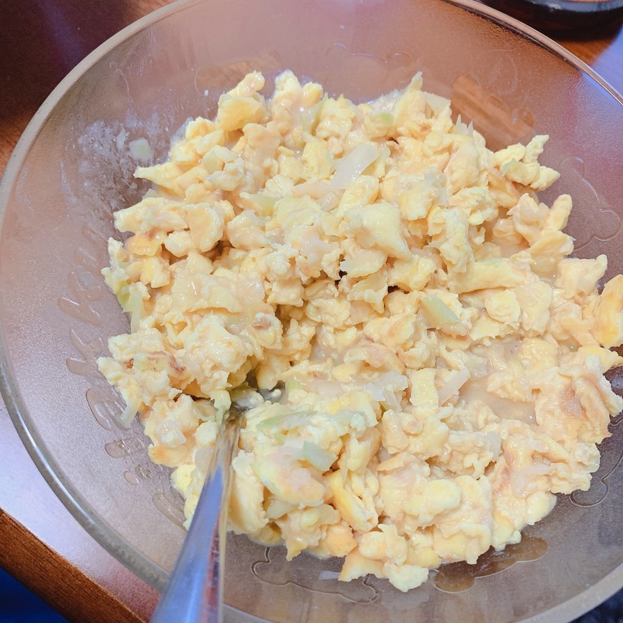 卵のネギ味噌炒めの画像