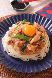 レンジでラクラク！豚バラキムチうどん