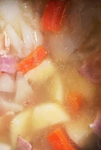 新玉炊飯器スープ