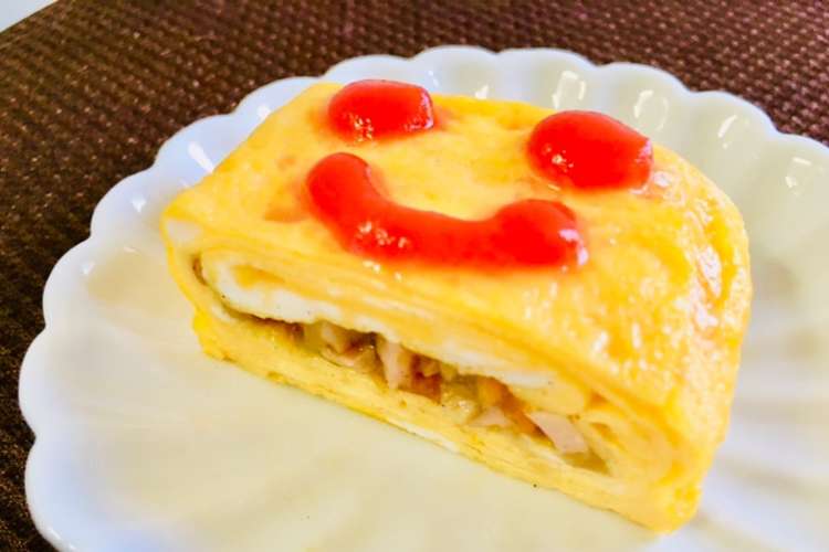 ひき肉無しのオムレツ風卵焼き レシピ 作り方 By ぉちょら クックパッド