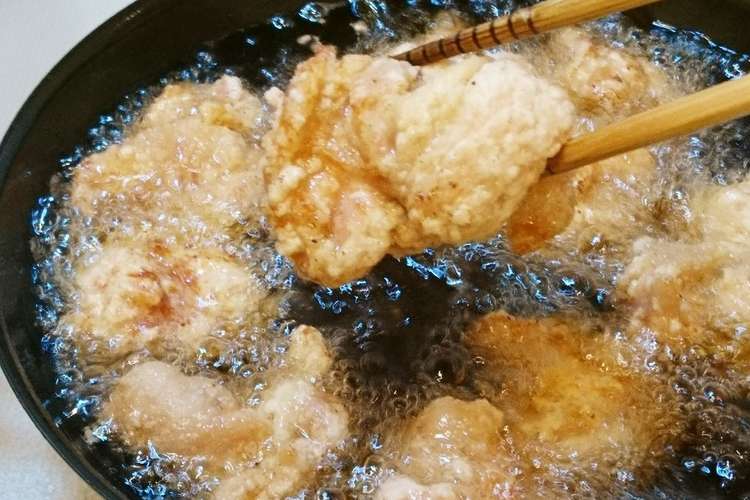 簡単 唐揚げをカラッと揚げる方法 レシピ 作り方 By つゆくさ1023 クックパッド
