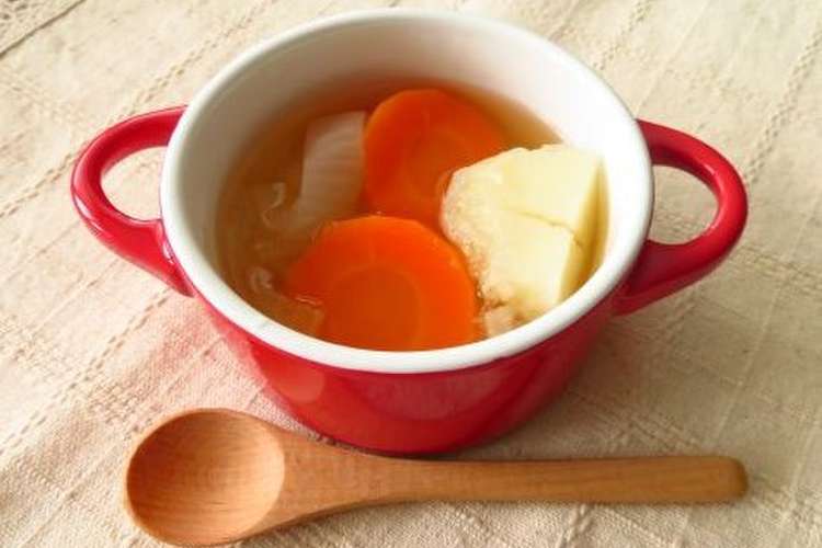 取分け離乳食 初期から使える野菜スープ レシピ 作り方 By 横浜市 クックパッド 簡単おいしいみんなのレシピが360万品