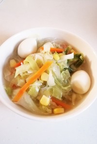 簡単☆野菜たっぷり春雨スープ☆