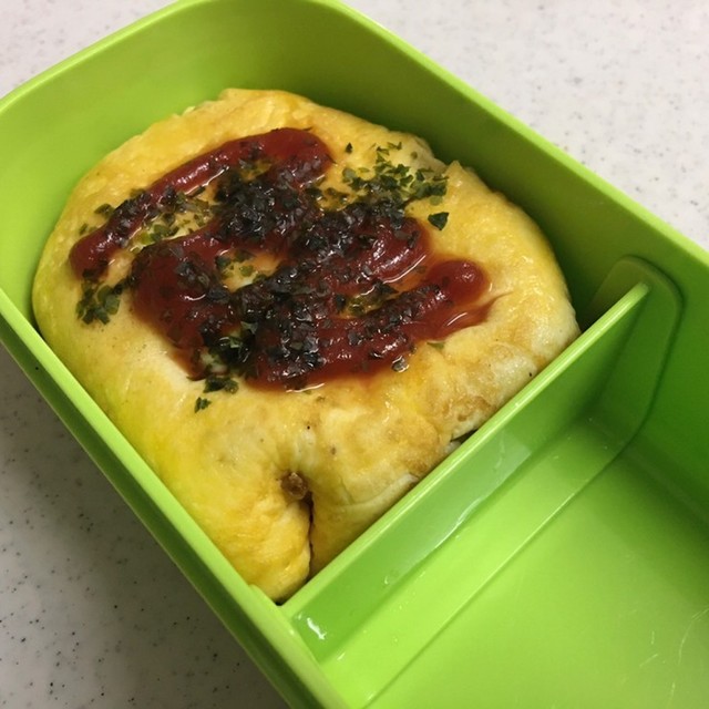 オムライス弁当の詰め方 レシピ 作り方 By らいと君 クックパッド