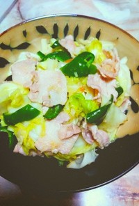 豚バラと野菜の味噌炒め