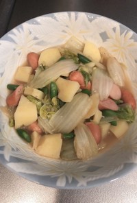白菜とベーコンのスープ煮(コンソメ煮)