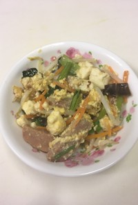 基本の豆腐チャンプルー