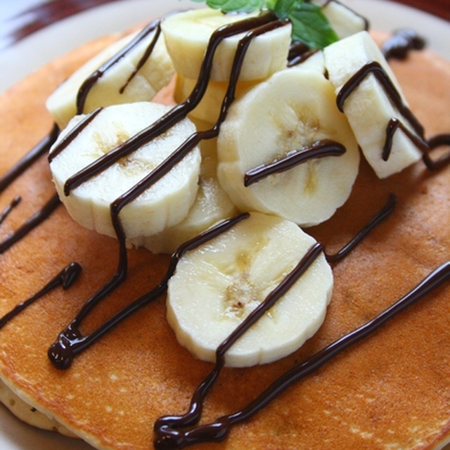 チョコバナナパンケーキ レシピ 作り方 By まりも１０１６ クックパッド 簡単おいしいみんなのレシピが350万品