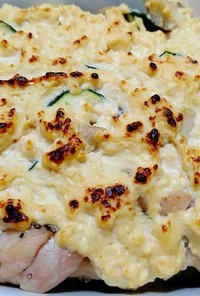 ズッキーニの豆腐グラタンdeカロリーオフ