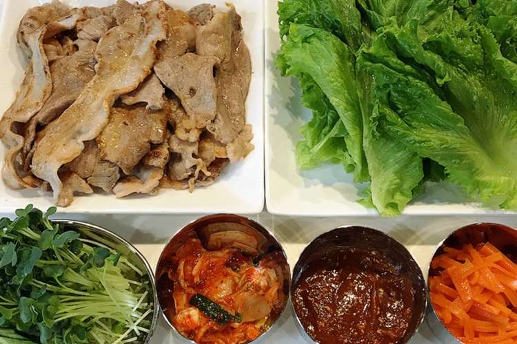 おうちで韓国の豚バラ焼肉 サムギョプサル レシピ 作り方 By Lazyhata クックパッド