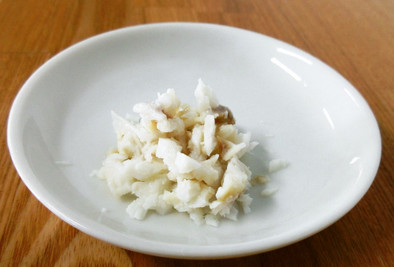 【離乳食】白身魚の調理方法の写真