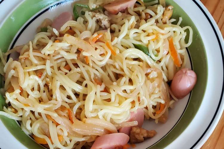 切り干し大根の煮物リメイク やきそば レシピ 作り方 By もぐみるく クックパッド