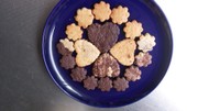ビーガン　3色クッキーの写真