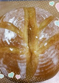 いちご酵母の練乳パン