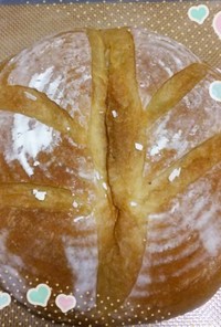 いちご酵母の練乳パン