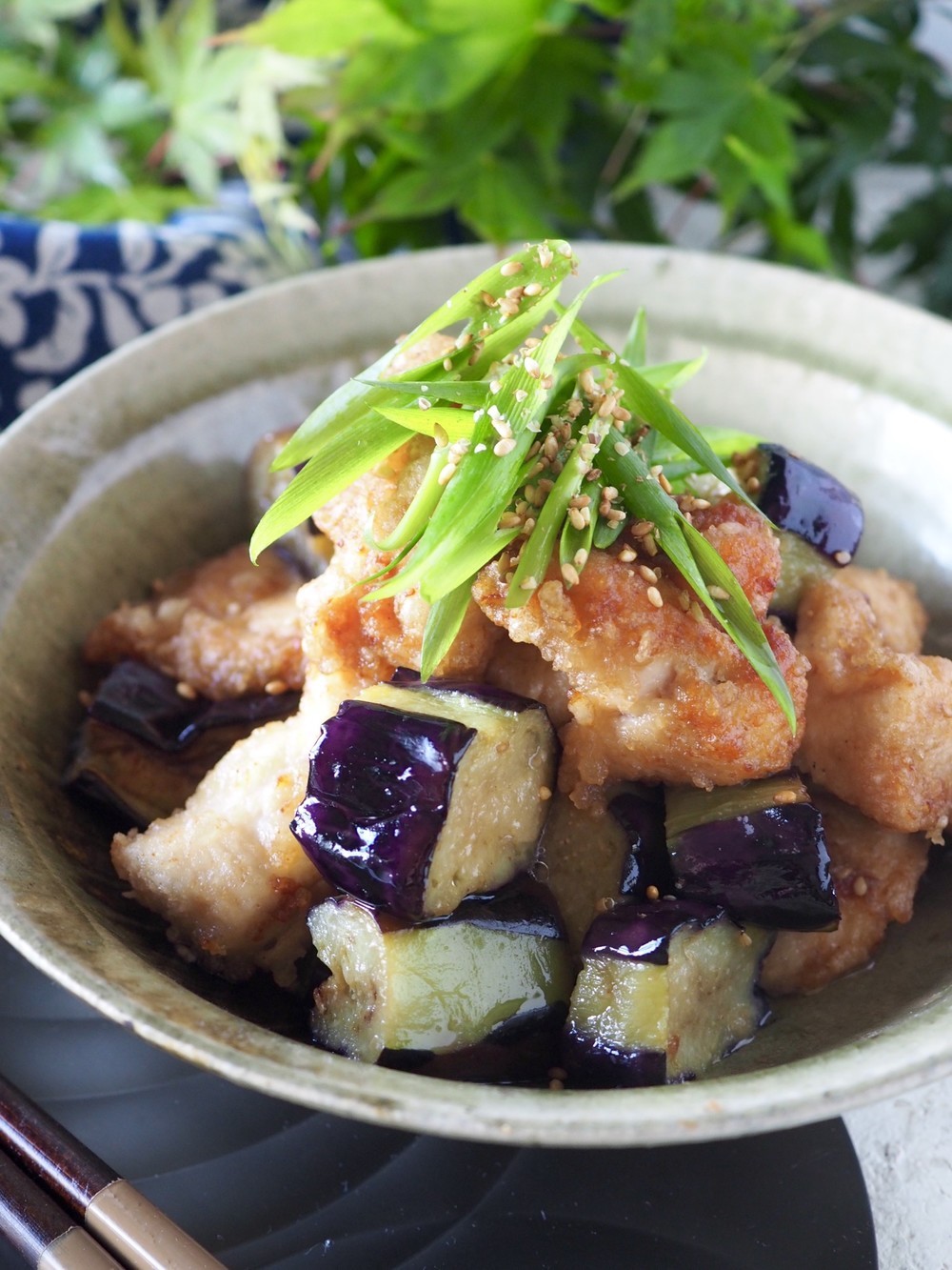 とろとろ茄子と鶏むね肉のごまポン酢 レシピ 作り方 By 道添明子 あーぴん クックパッド 簡単おいしいみんなのレシピが374万品