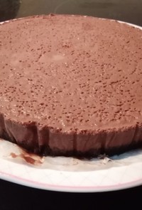 レンジで簡単♪アイスチョコレートケーキ☆