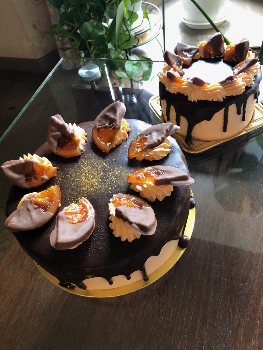 オレンジショコラドロップケーキの画像