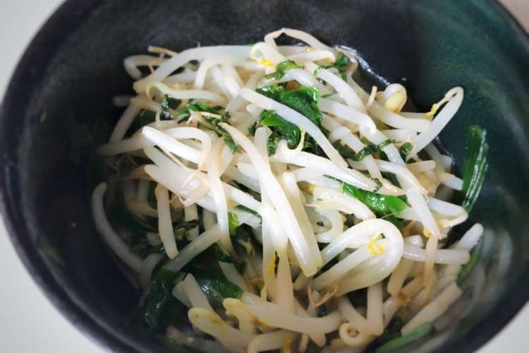 大量消費 もやしとニラとしそのナムル レシピ 作り方 By 栗科鮠 クックパッド 簡単おいしいみんなのレシピが359万品
