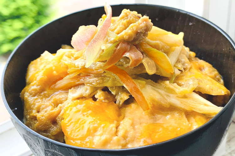 父の日 ミョウガと豚肉 大人の卵とじ丼 レシピ 作り方 By おから大使の創作料理 クックパッド 簡単おいしいみんなのレシピが354万品
