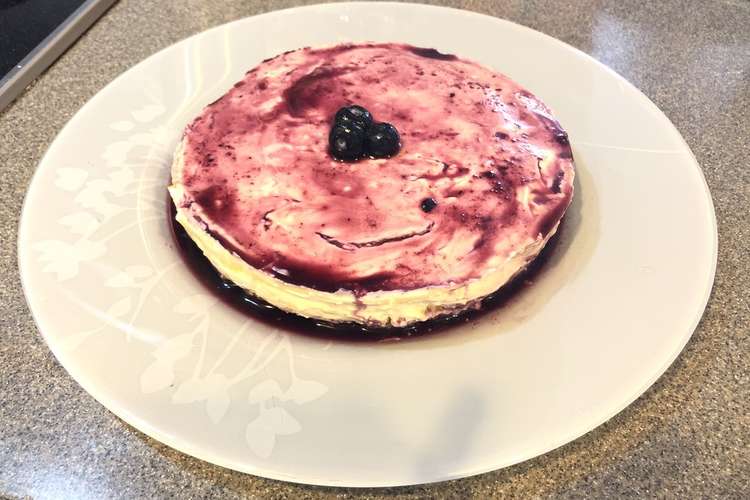 ブルーベリーレアチーズケーキ レシピ 作り方 By Marinキッチン クックパッド 簡単おいしいみんなのレシピが351万品