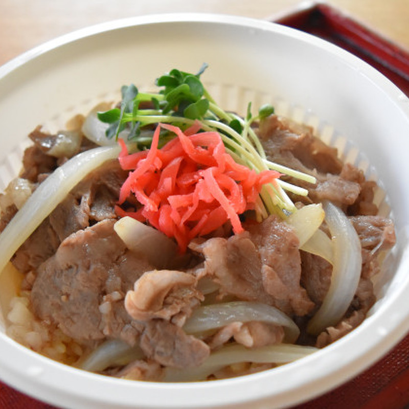 タイバジル牛丼のレシピ