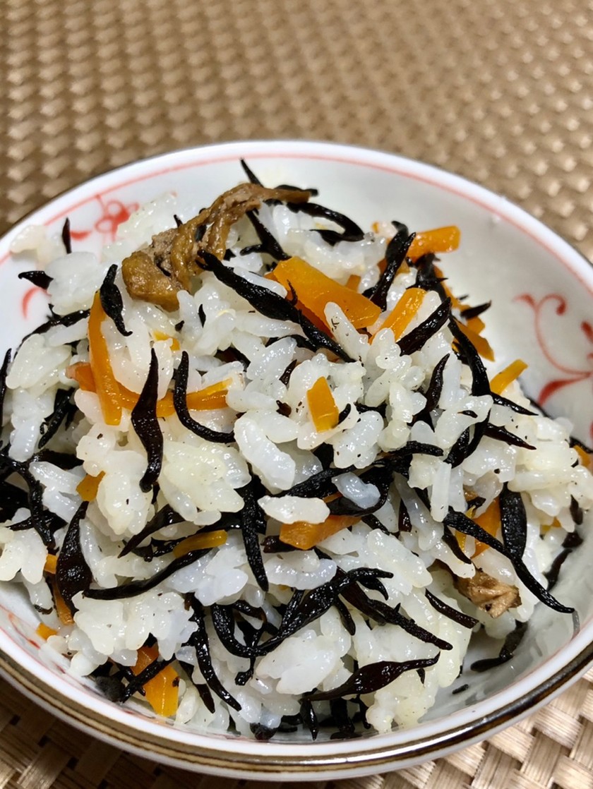 ひじきの煮物をひじきご飯にリメイク！ by ふんにゃん 【クックパッド】 簡単おいしいみんなのレシピが356万品