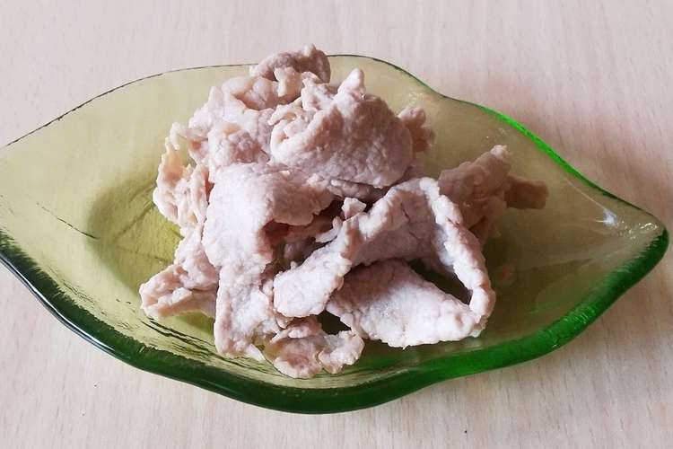 余った餃子のタレで 作り置き冷しゃぶ レシピ 作り方 By よもぎだいふく クックパッド