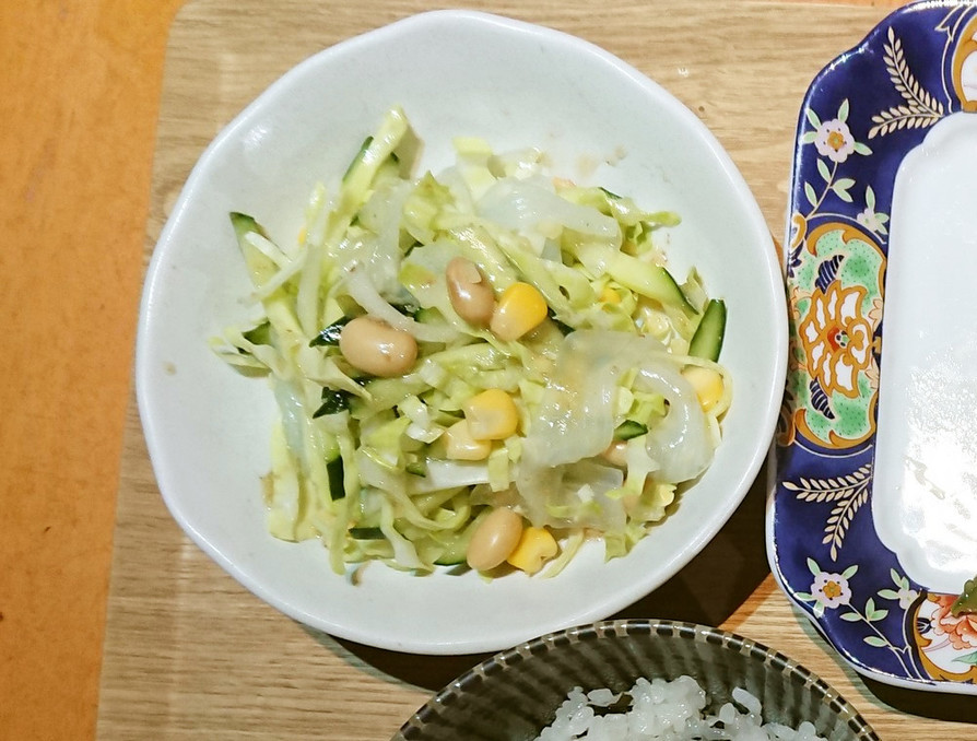 【学校給食】大豆入りかみかみサラダの画像