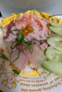 手抜き海鮮チラシ寿司
