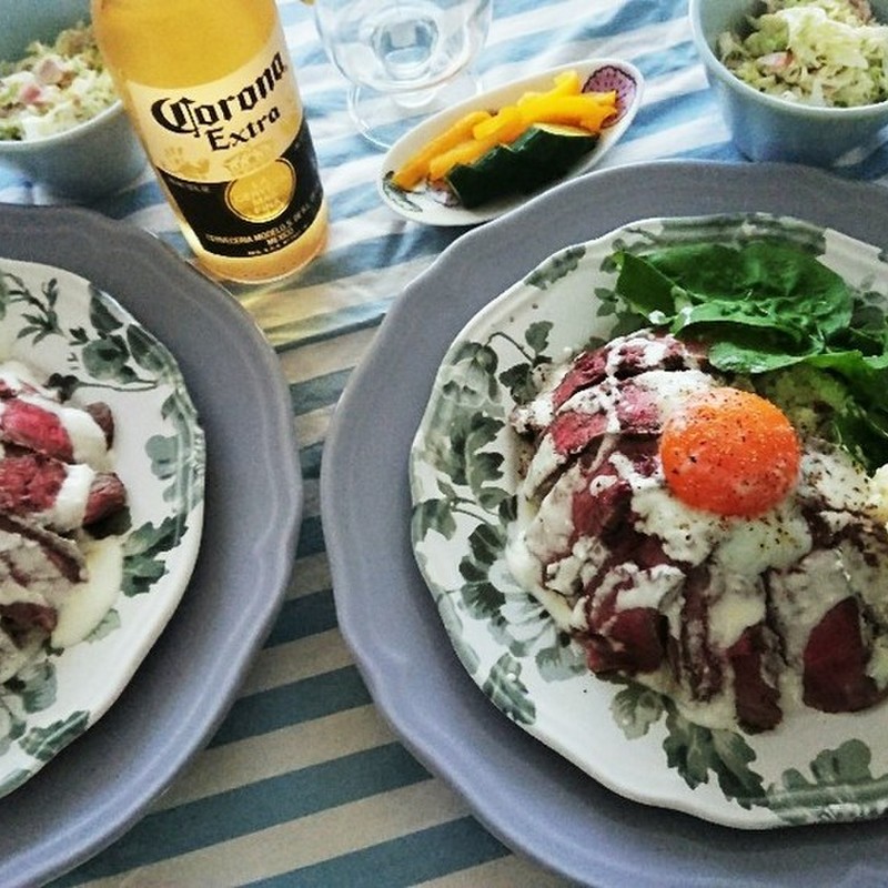 みんなが作ってる ローストビーフ丼 ヨーグルトのレシピ クックパッド 簡単おいしいみんなのレシピが354万品