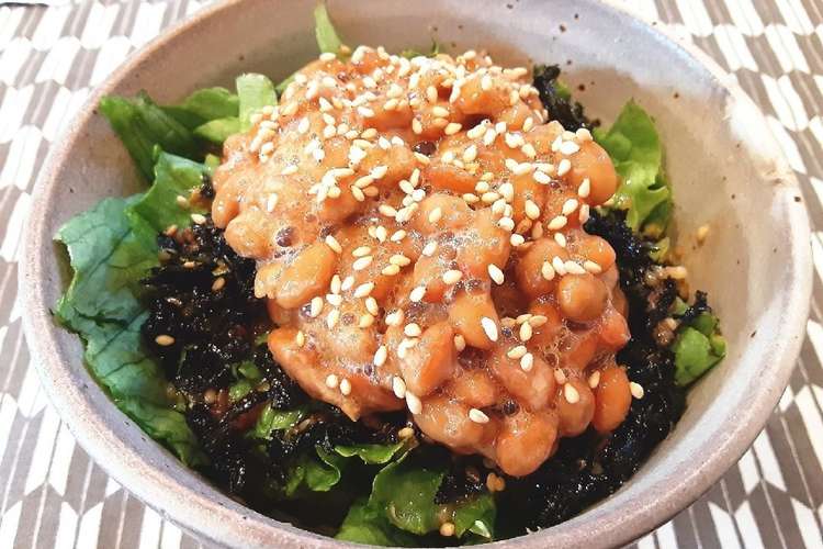 ダイエット オートミールで納豆サラダ丼 レシピ 作り方 By あーこ姐 クックパッド 簡単おいしいみんなのレシピが373万品