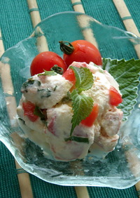 夏のさわやかトマトアイスクリーム
