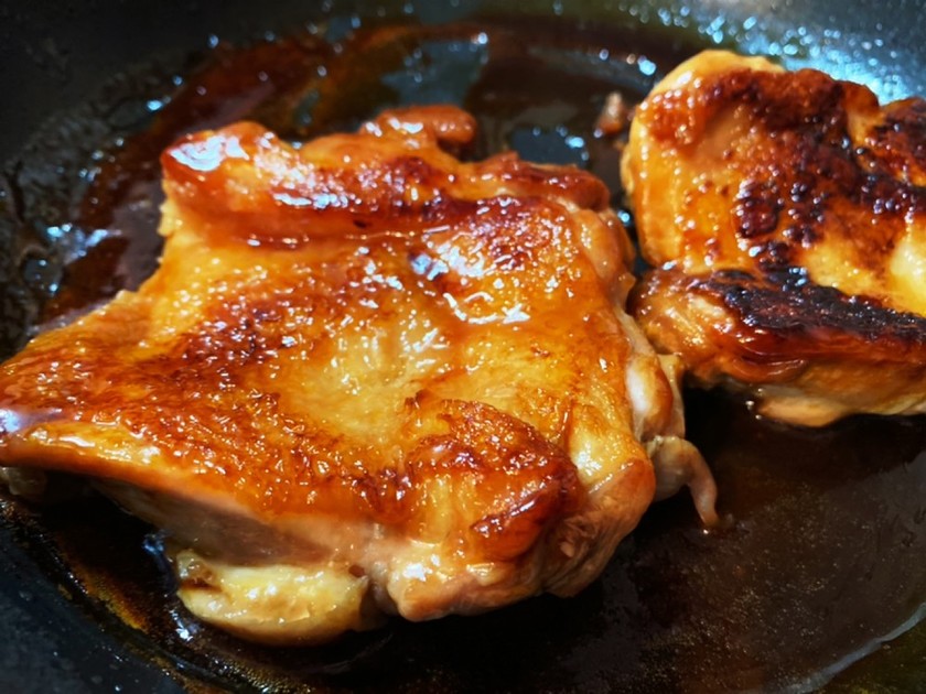 鉄フライパン照り焼きチキンのレシピ