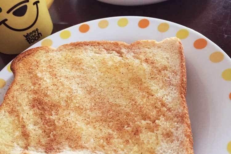 簡単 シナモンバタートースト レシピ 作り方 By ໒ てんくま クックパッド 簡単おいしいみんなのレシピが376万品